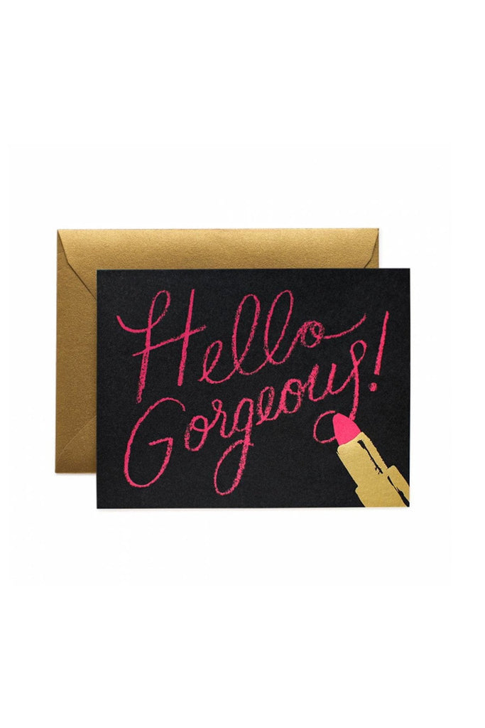 Greeting Card- Hello Gorgeous Card - Eccentrics Boutique