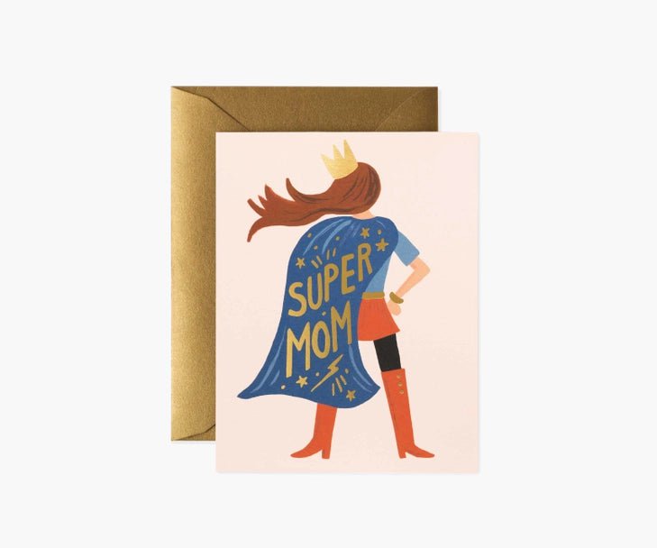 Rifle Paper Co Greeting Card Super Mom Greeting Card