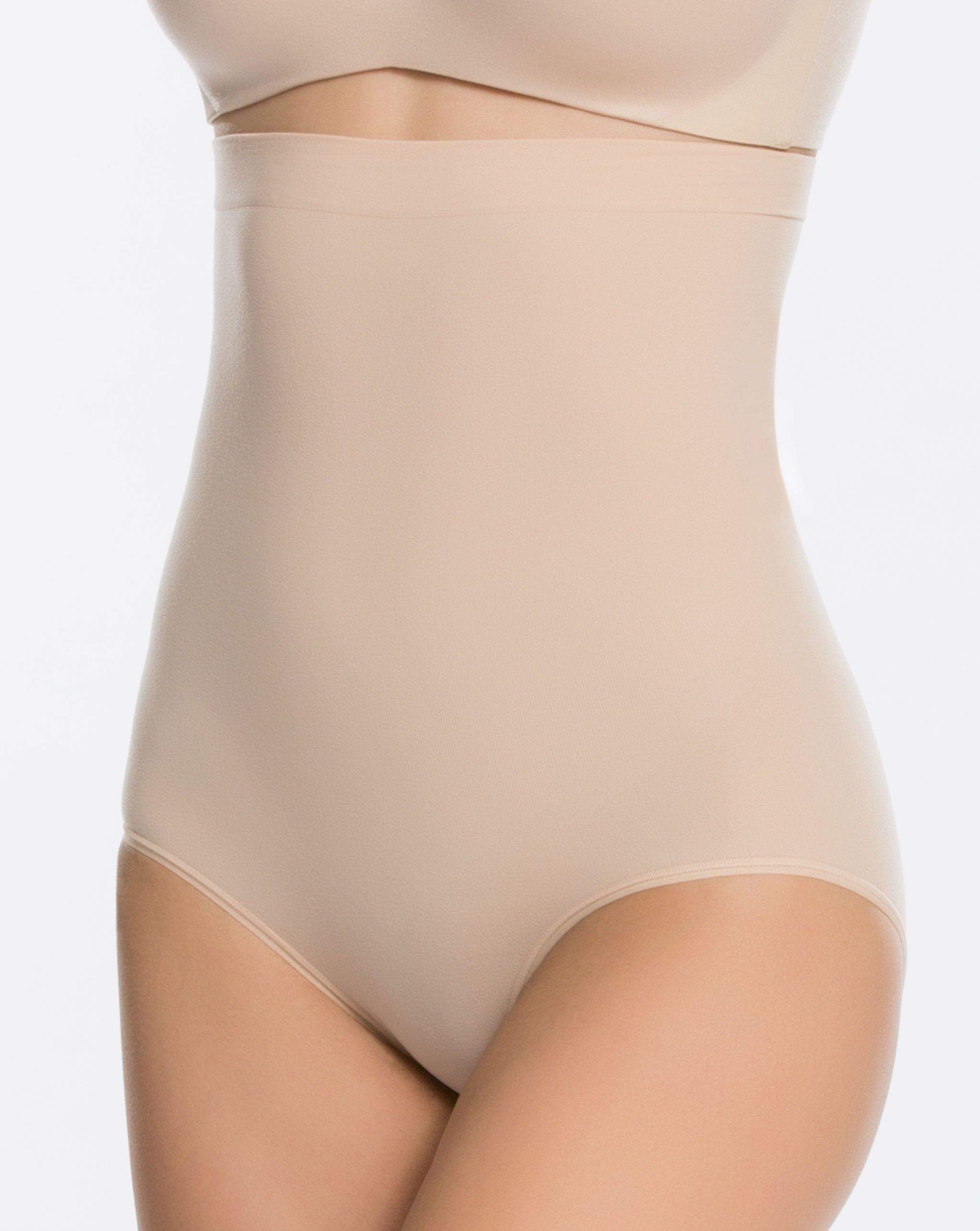 Spanx S1011 Higher Power High-Rise Waist Shaper Nude Women's Panties Size XL