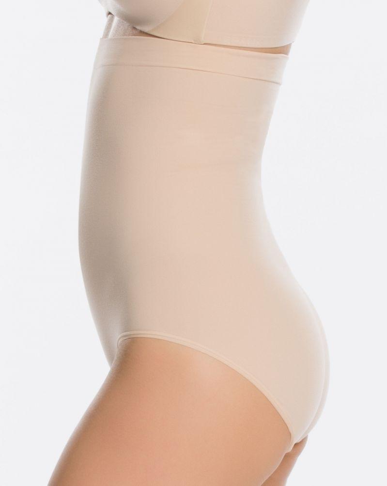 SPANX In-Power Line Super Higher Power Power Panties, G, Cocoa at   Women's Clothing store: Thigh Shapewear